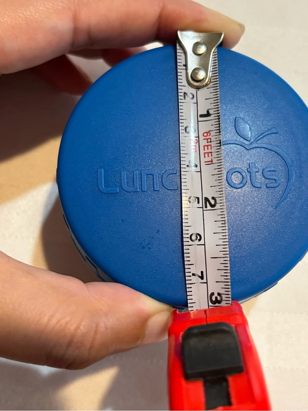 LunchBots Blue 18/8 Stainless Steel 4 oz/120ml Round Food Storage Container